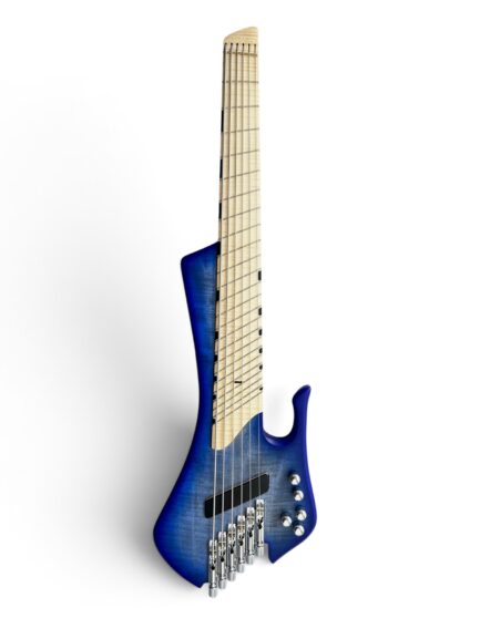 MihaDo Cosmic Bass 34/32-inch headless 6-string multiscale bass front view