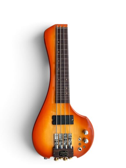 MihaDo FingyBass 18-inch headless 4-string travel bass front view