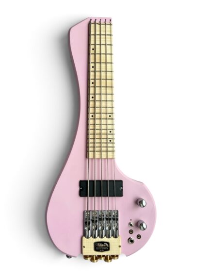 MihaDo FingyBass 18-inch headless 5-string travel bass front view